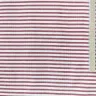 Tissu à rayures verticales bordeaux / blanc