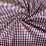 Tissu vichy à carreaux violet / blanc