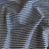 Tissu à carreaux bleu / blanc